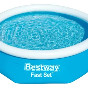 Bestway Fast Set Aufstellpool Ø 244 x 61 cm Rund Blau