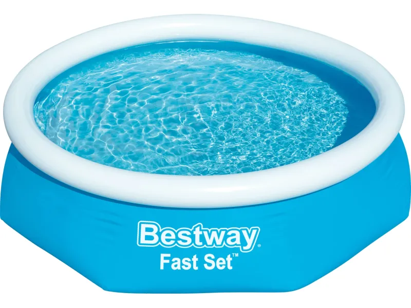 Bestway Fast Set Aufstellpool Ø 244 x 61 cm Rund Blau
