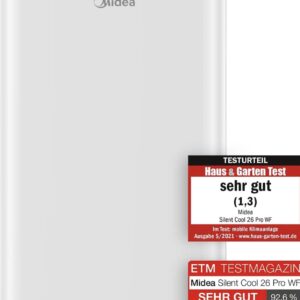 Climatiseur mobile 3 en 1 Midea Silent Cool 26 Pro WF